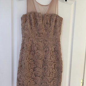 BRAND NEW BCBG MAXAZIRA CHAMPAGNE MINI DRESS SIZE 8